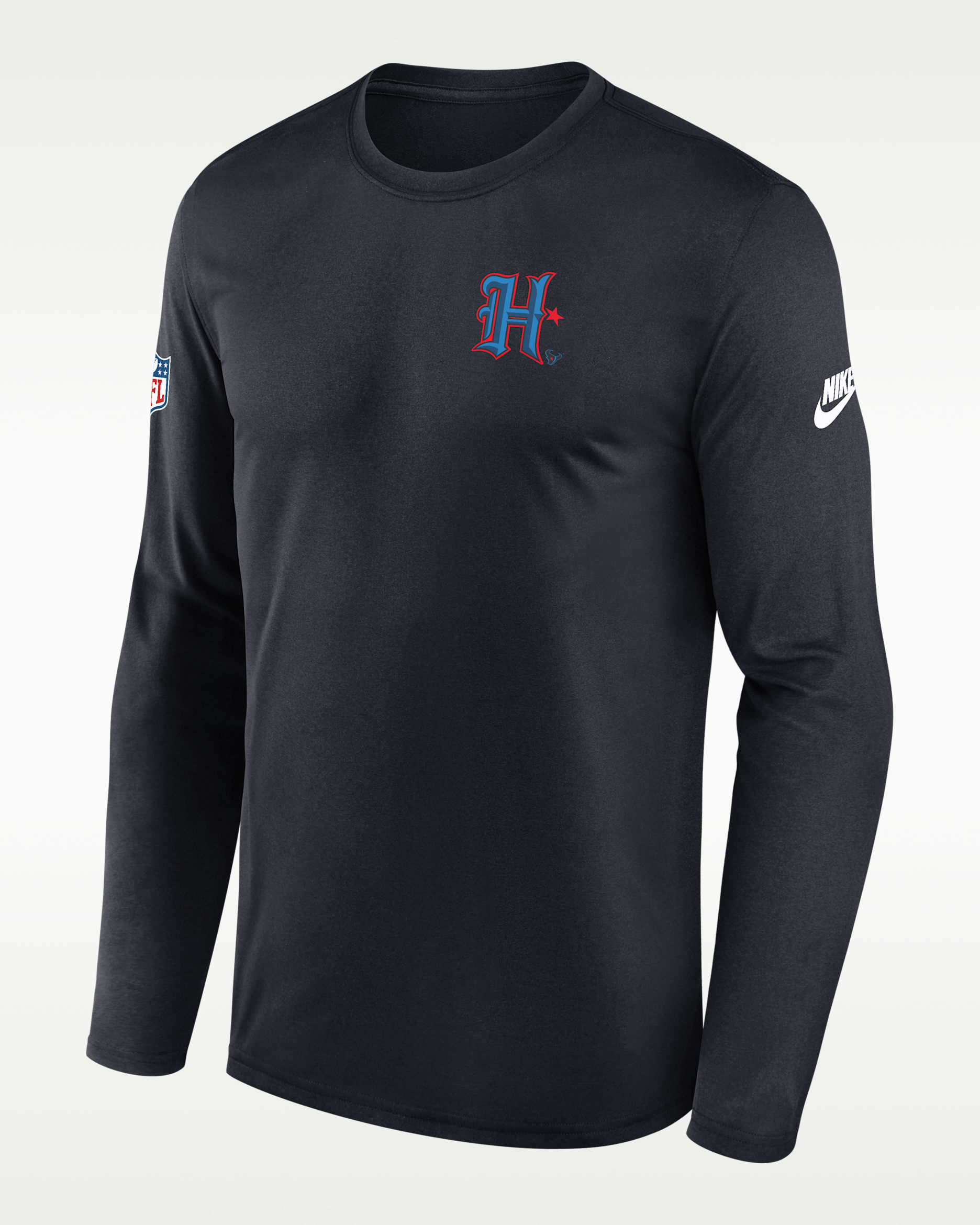 Houston Texans Alt Legend Small Logo Men's Nike Dri-FIT NFL Long
